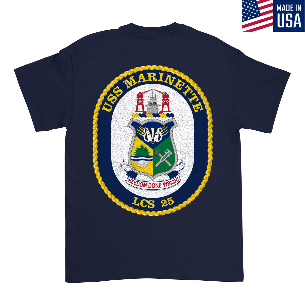 Mens Medium Dark Navy Style_T-Shirt