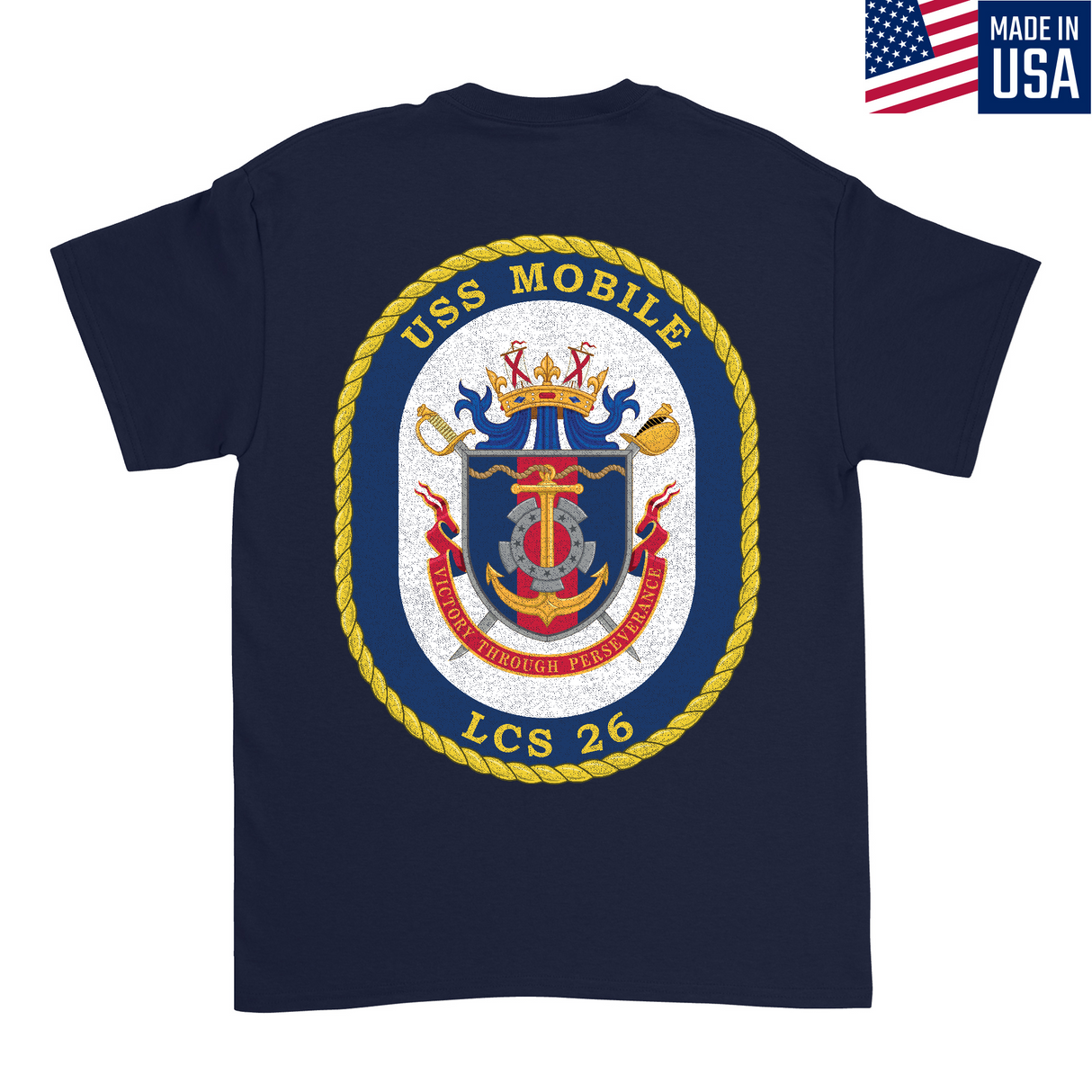 Mens Medium Dark Navy Style_T-Shirt