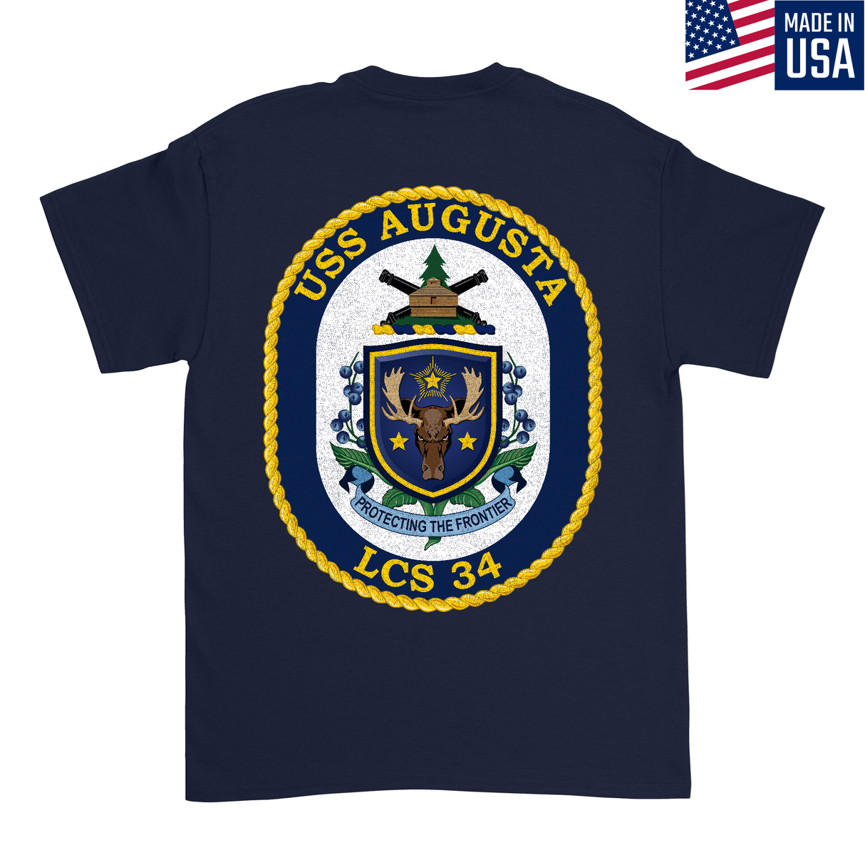 Mens Medium Dark Navy Style_T-Shirt