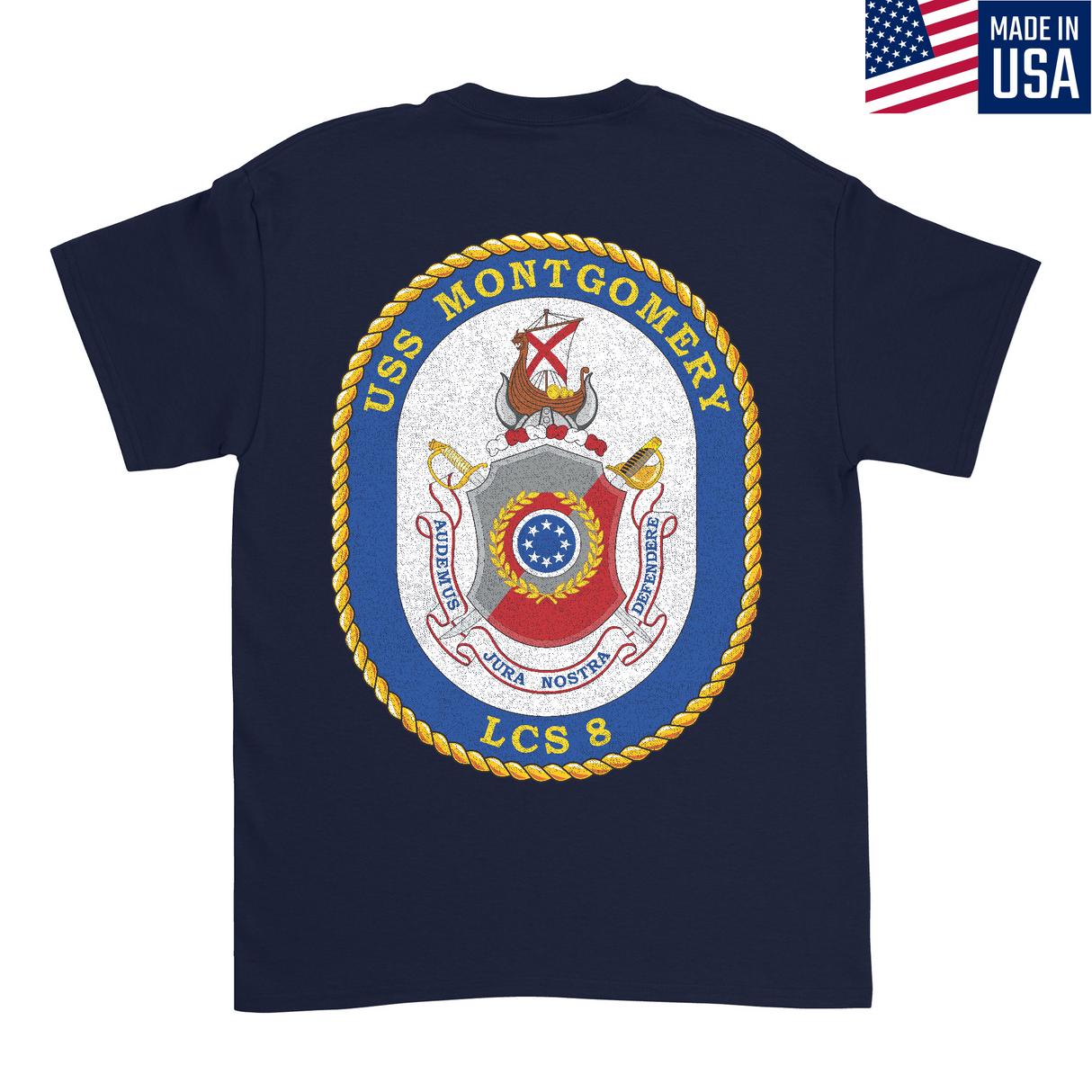 Mens Medium Dark Navy Style_T-Shirt