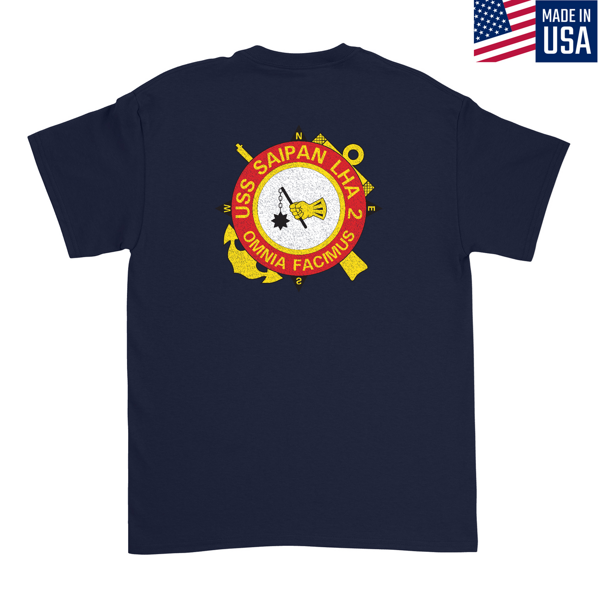 Mens Medium Dark Navy Style_T-Shirt