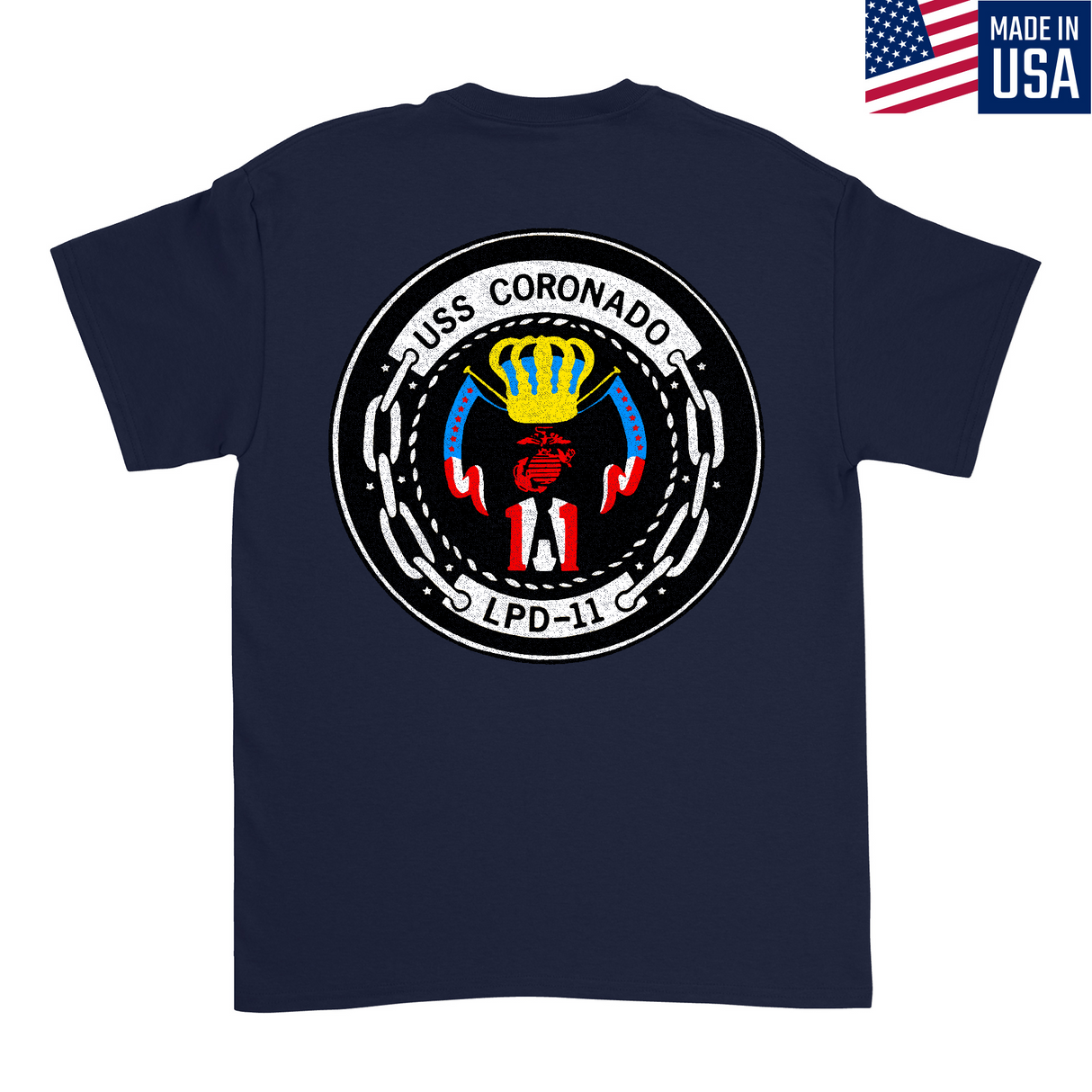 Mens Medium Dark Navy Style_T-Shirt