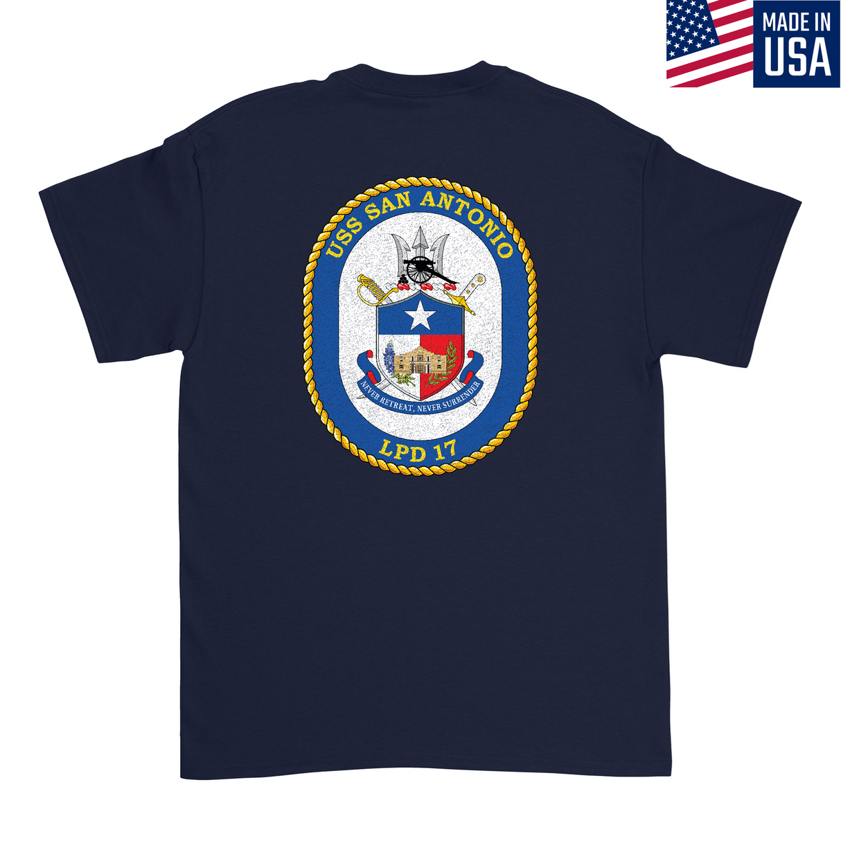 Mens Medium Dark Navy Style_T-Shirt