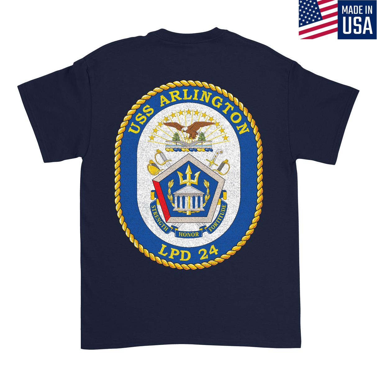 Mens Medium Dark Navy Style_T-Shirt