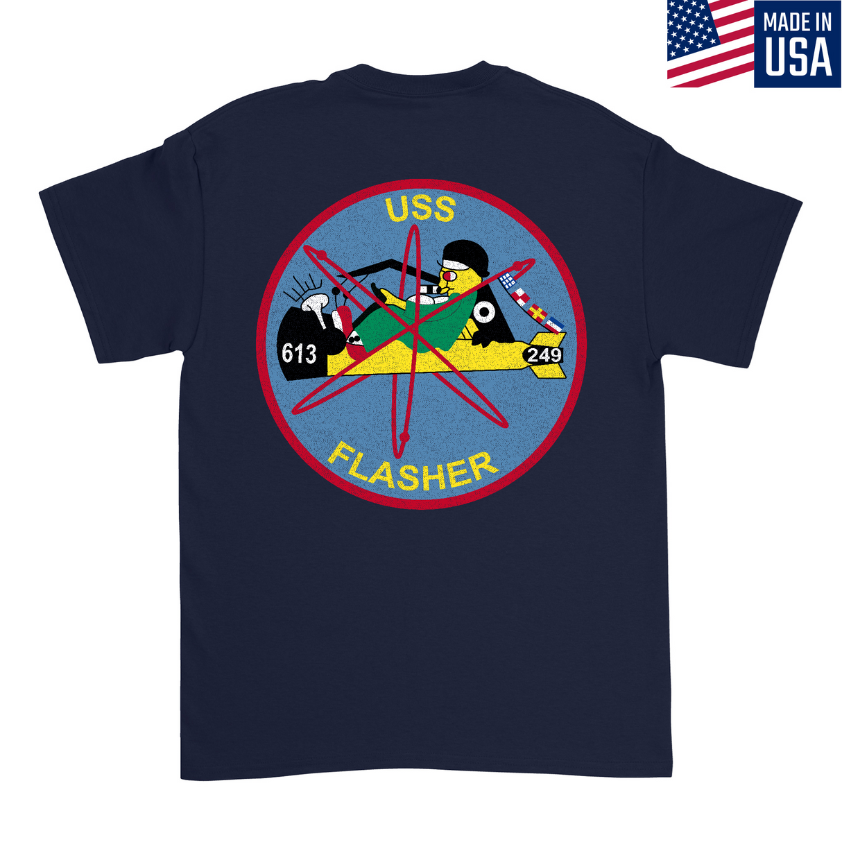 Mens Medium Dark Navy Style_T-Shirt