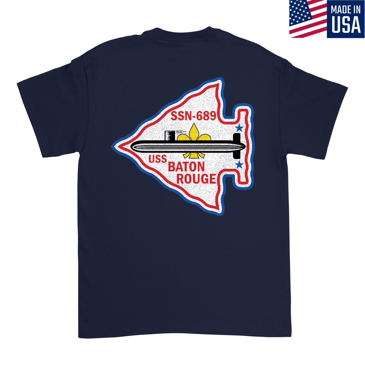 Mens Medium Dark Navy Style_T-Shirt