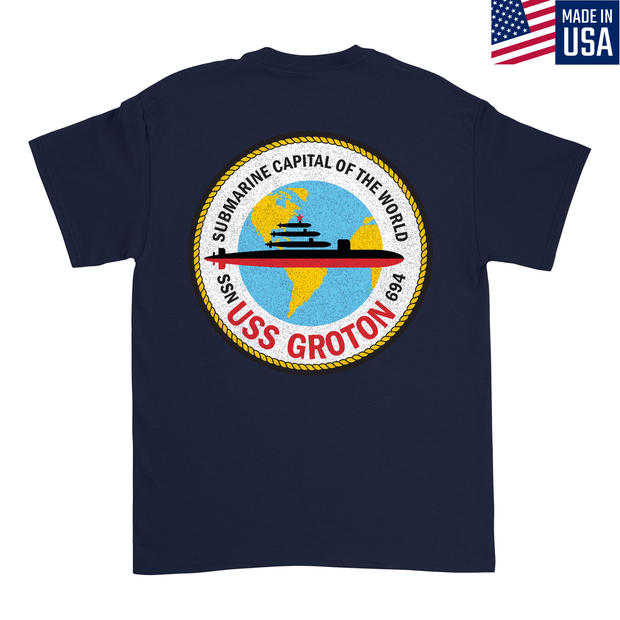 Mens Medium Dark Navy Style_T-Shirt