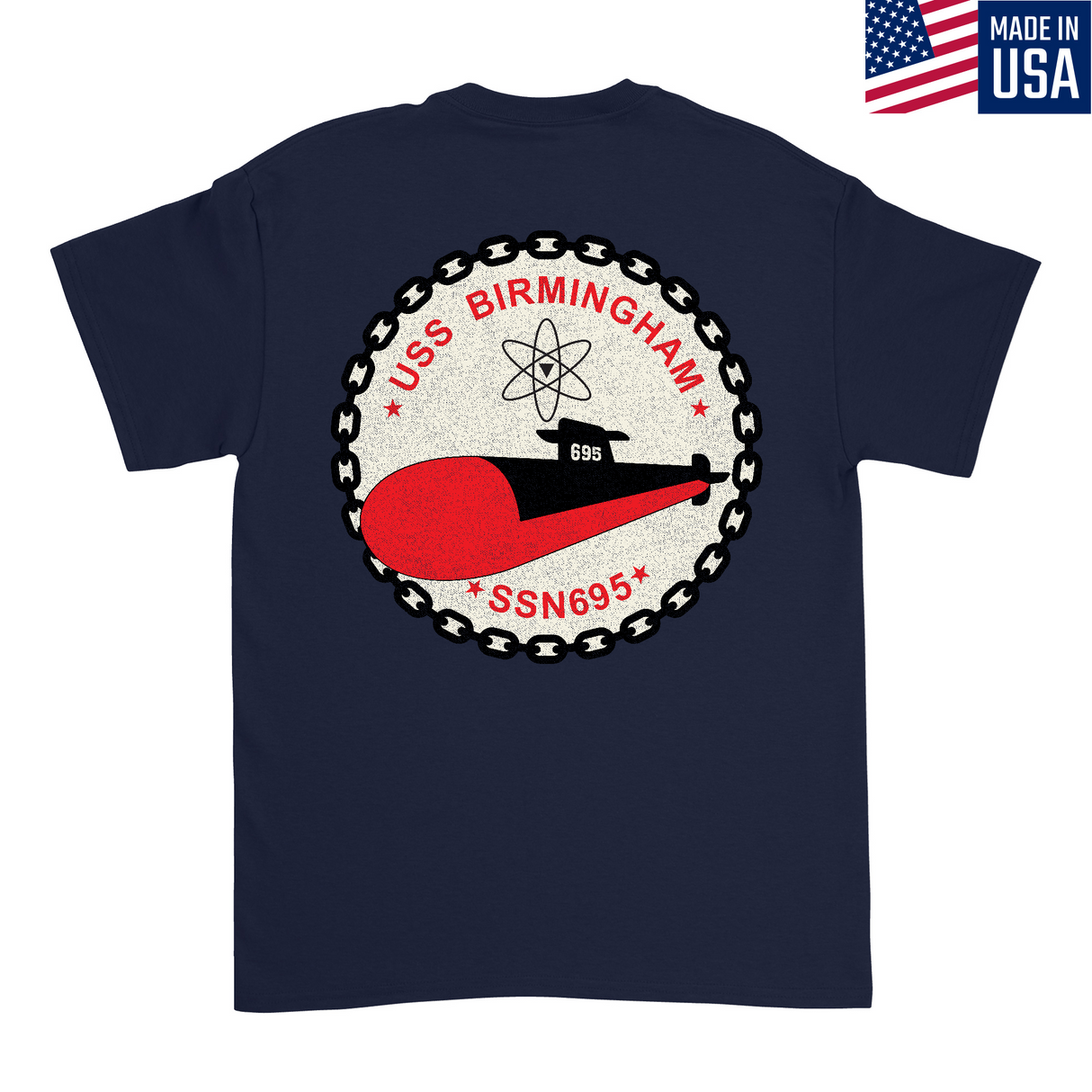 Mens Medium Dark Navy Style_T-Shirt