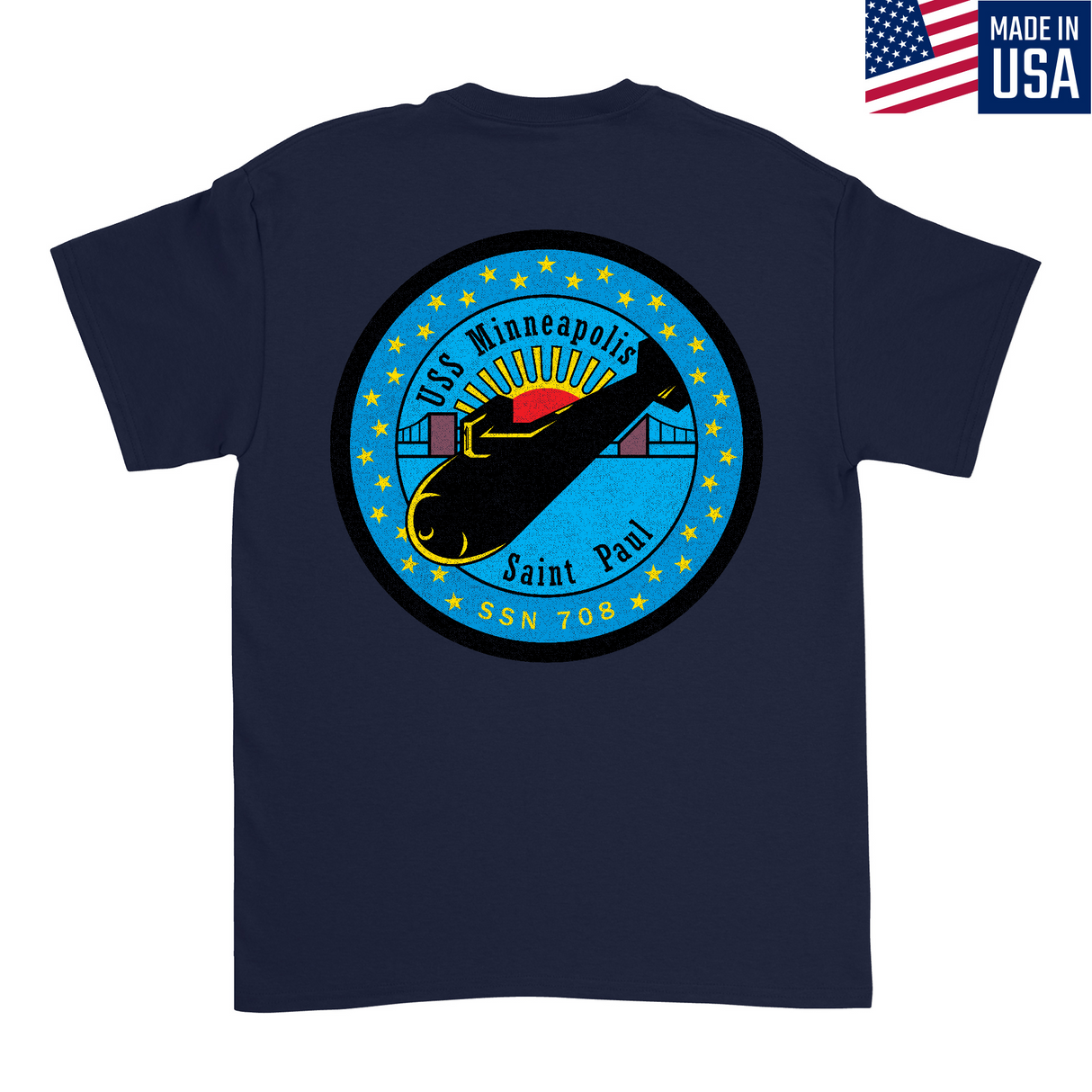 Mens Medium Dark Navy Style_T-Shirt