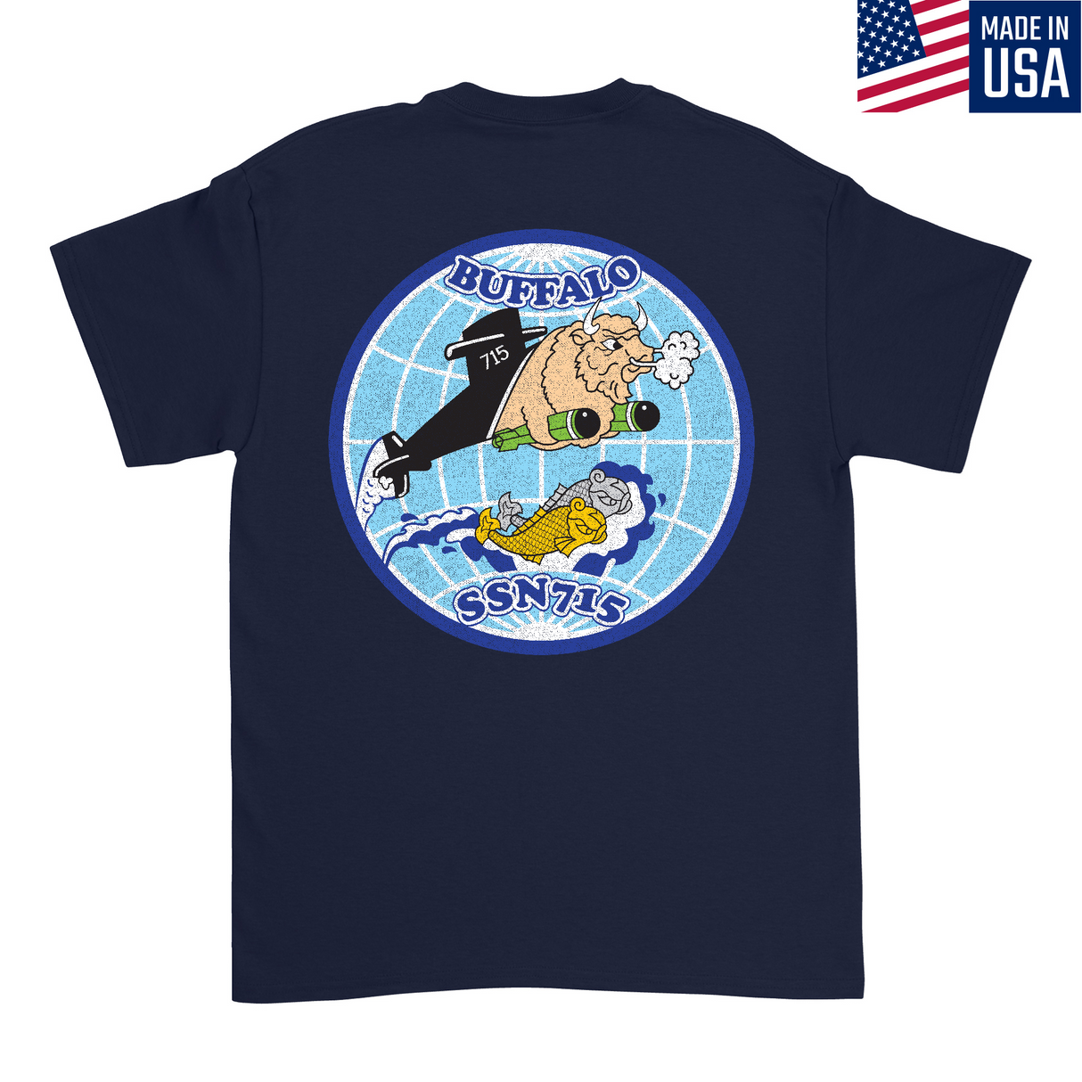 Mens Medium Dark Navy Style_T-Shirt