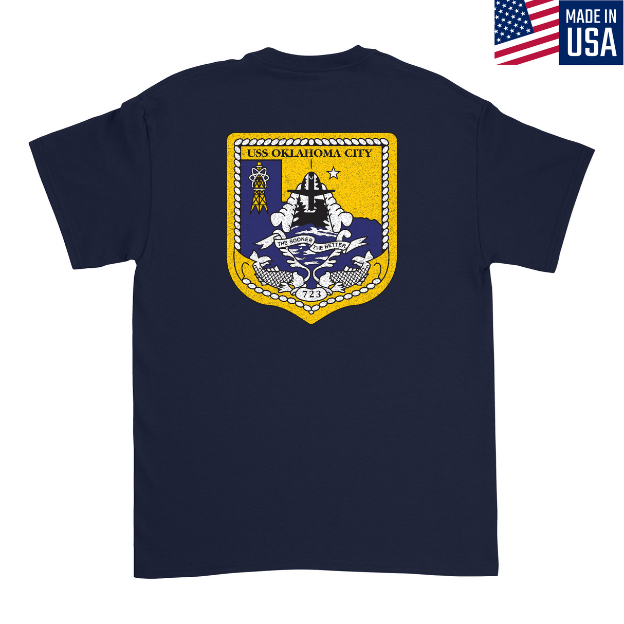 Mens Medium Dark Navy Style_T-Shirt