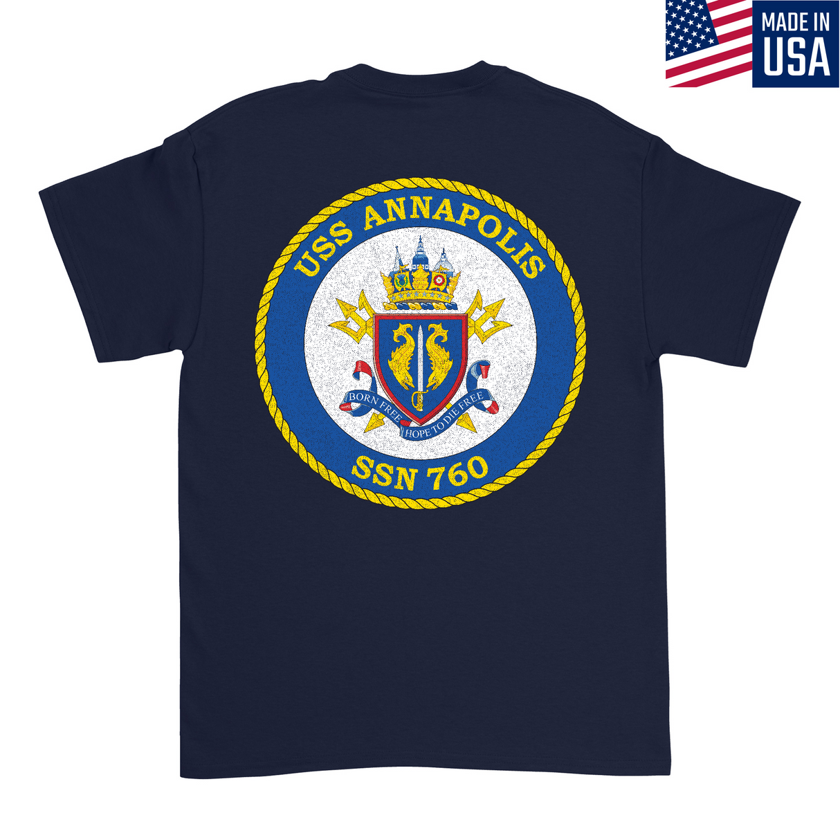 Mens Medium Dark Navy Style_T-Shirt