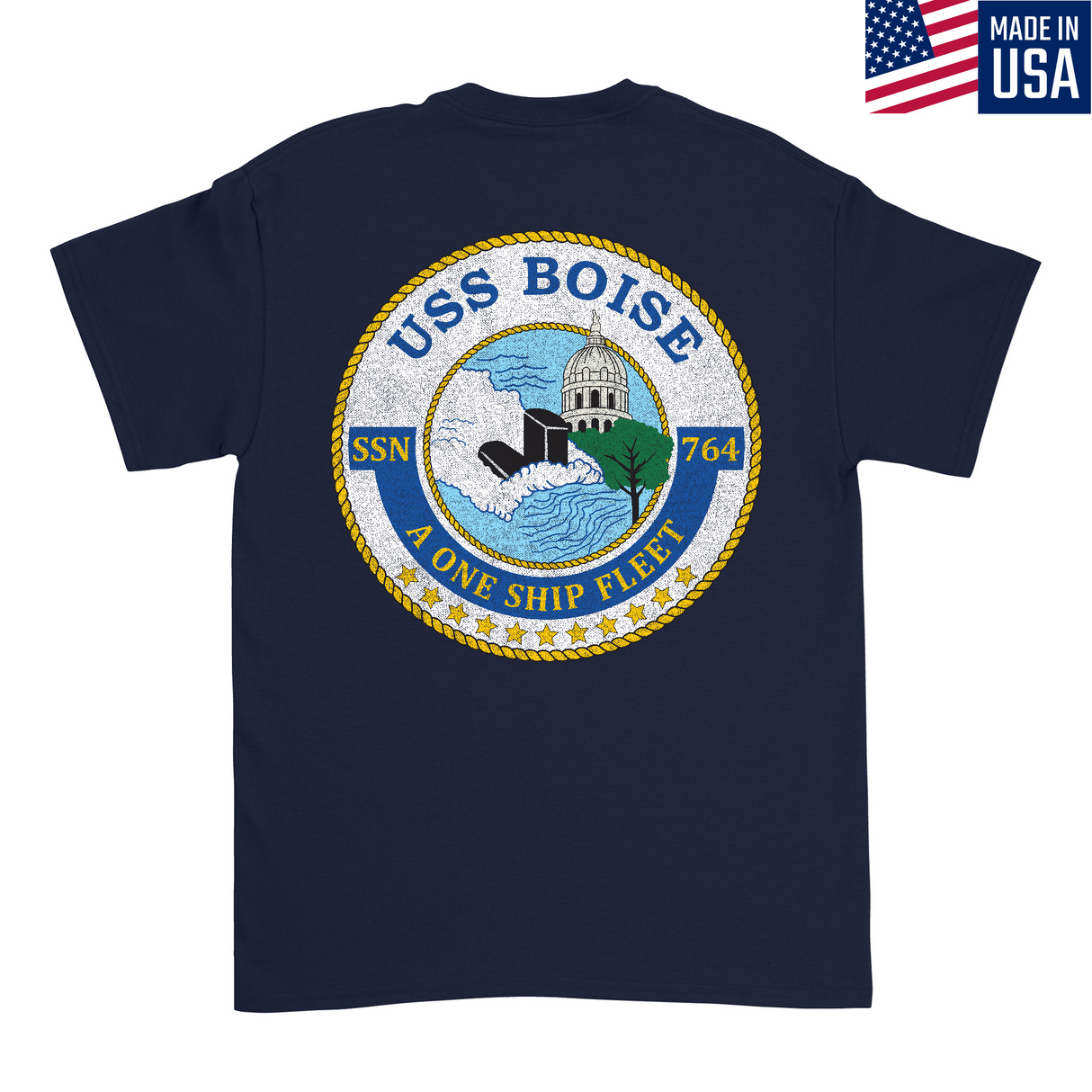 Mens Medium Dark Navy Style_T-Shirt