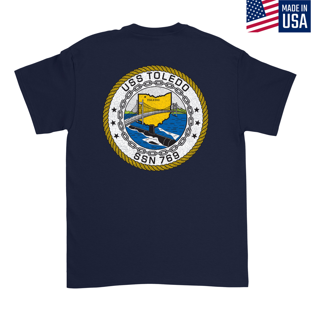 Mens Medium Dark Navy Style_T-Shirt