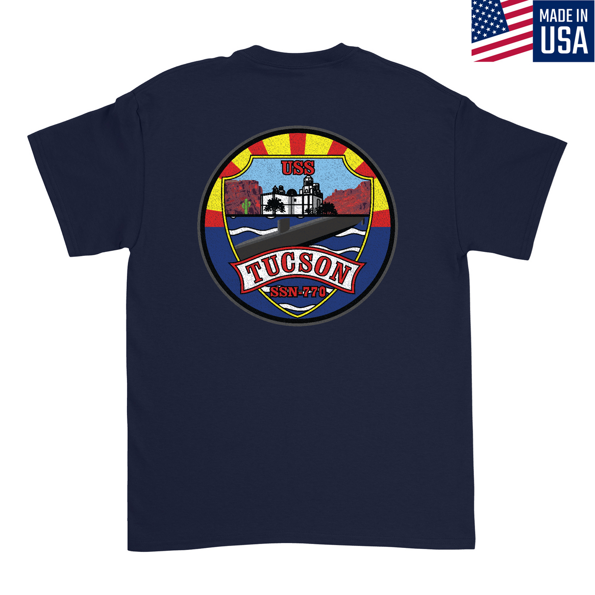 Mens Medium Dark Navy Style_T-Shirt