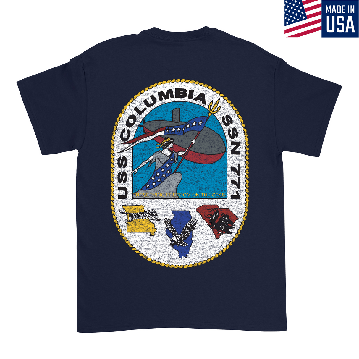 Mens Medium Dark Navy Style_T-Shirt