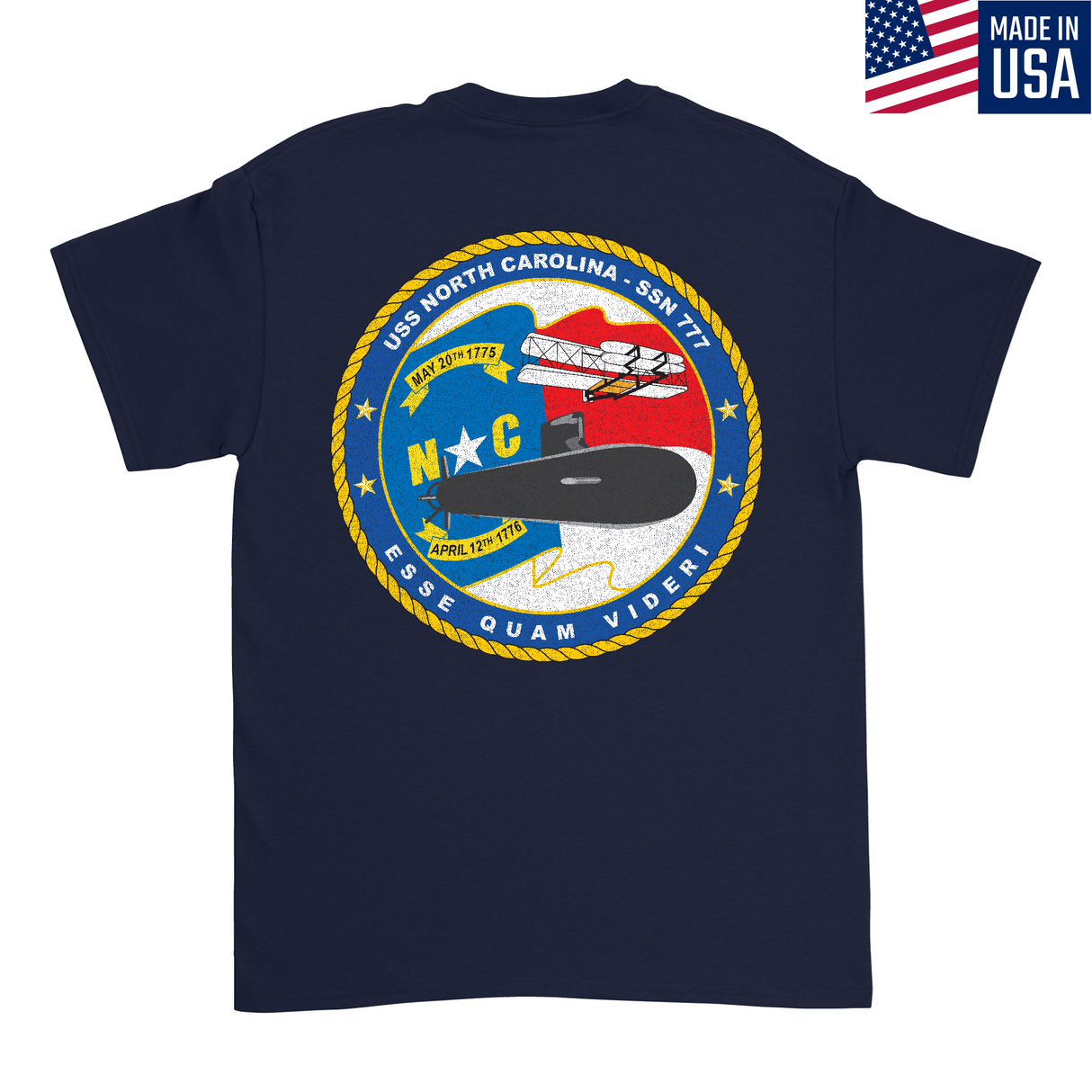 Mens Medium Dark Navy Style_T-Shirt