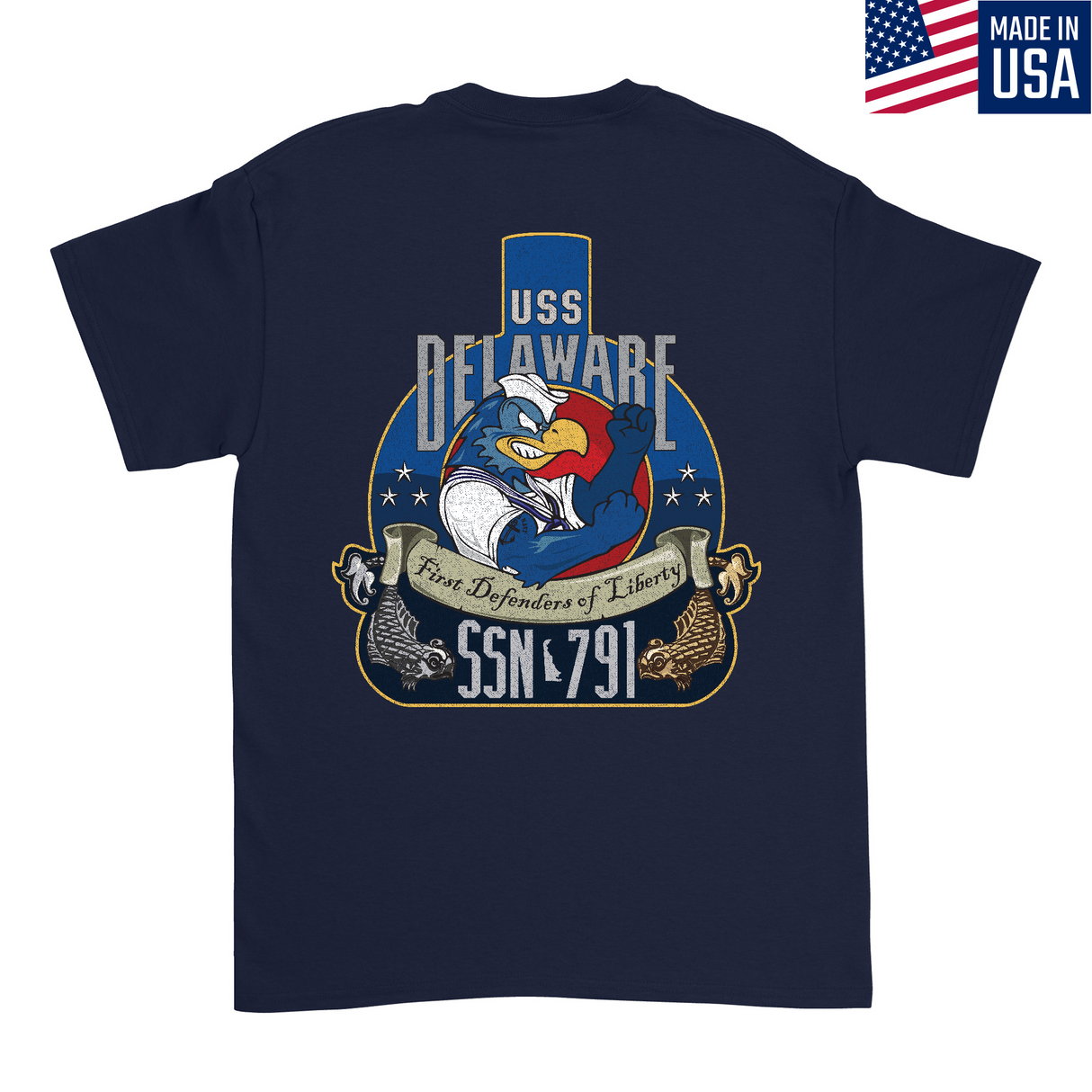 Mens Medium Dark Navy Style_T-Shirt