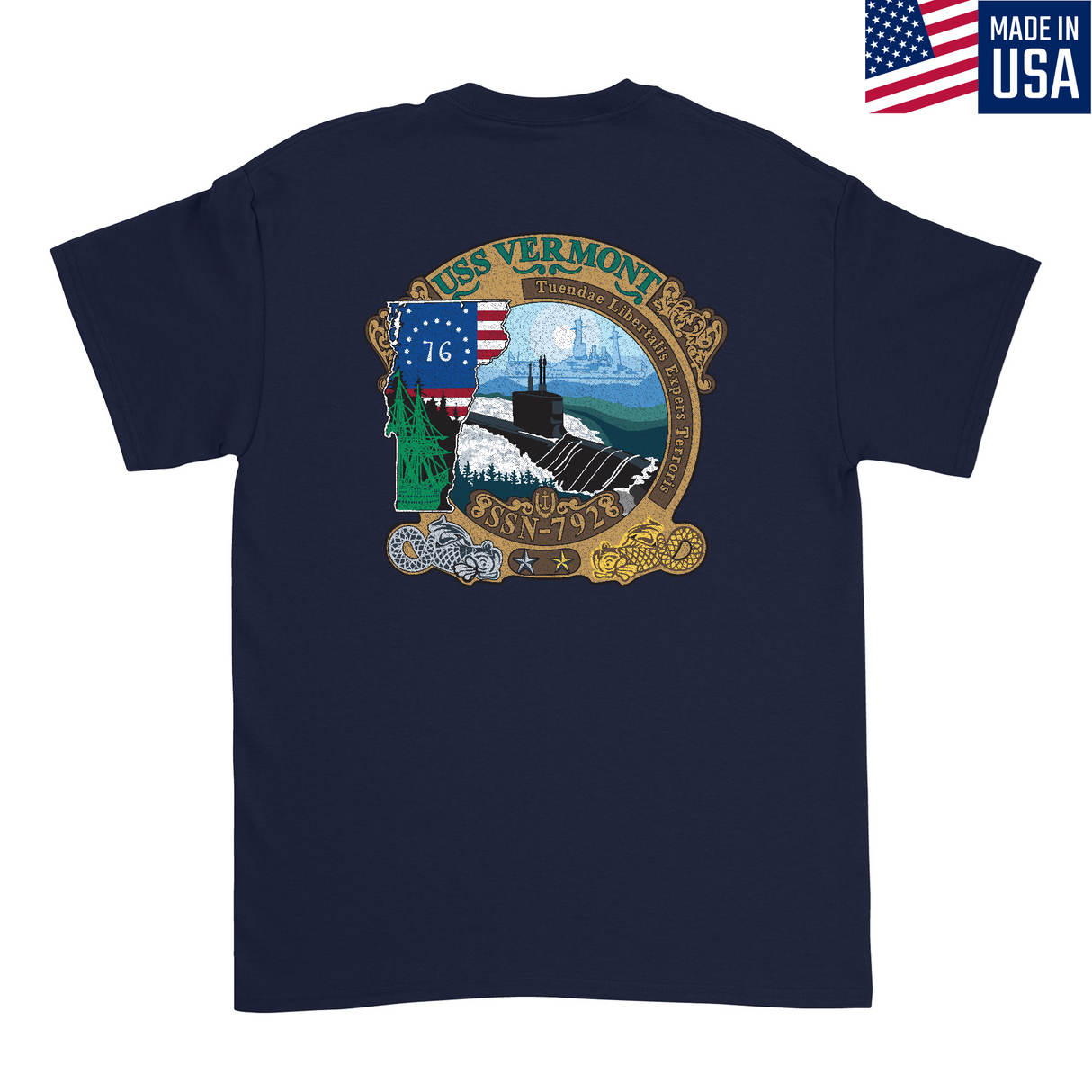 Mens Medium Dark Navy Style_T-Shirt