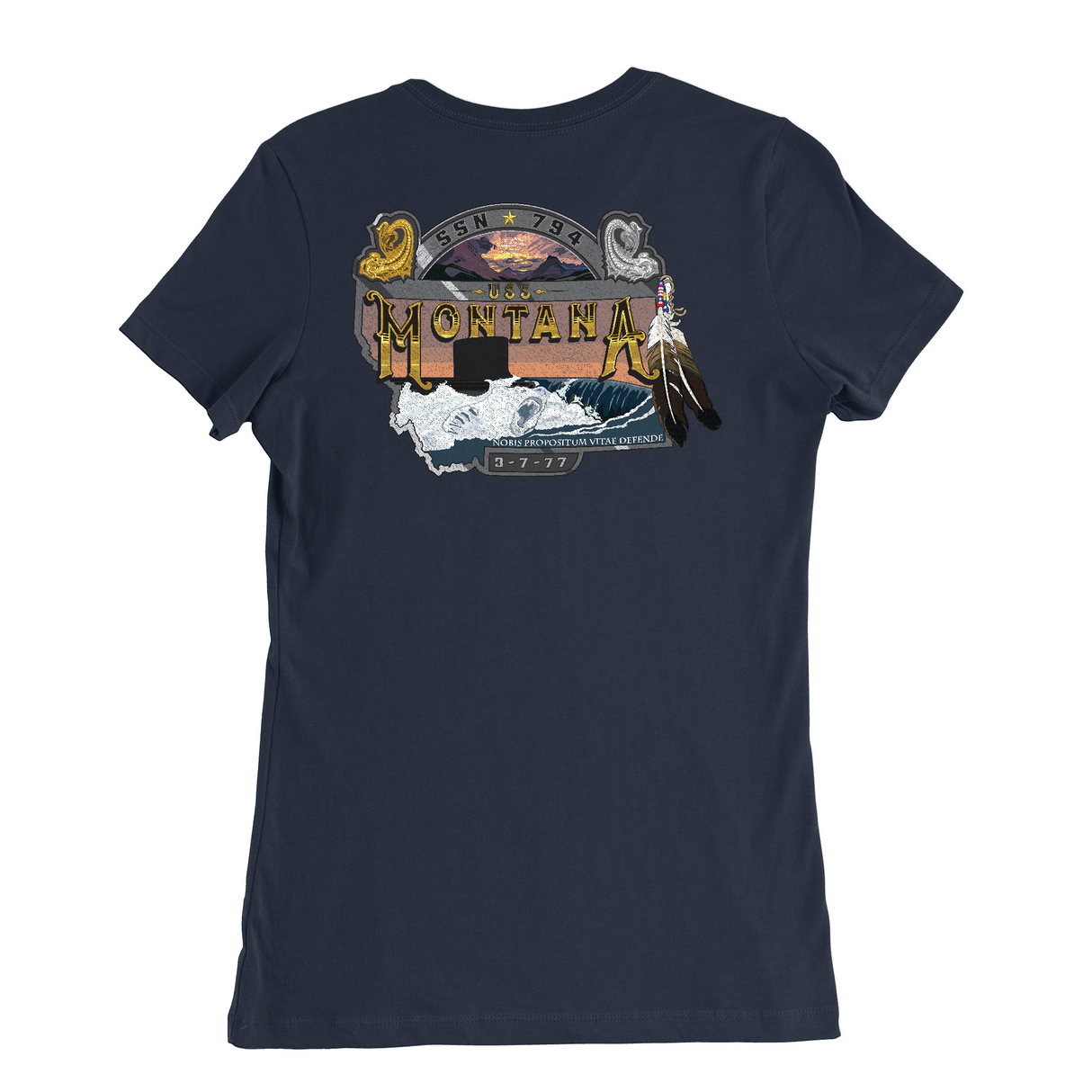 Womens Medium Navy Style_T-Shirt
