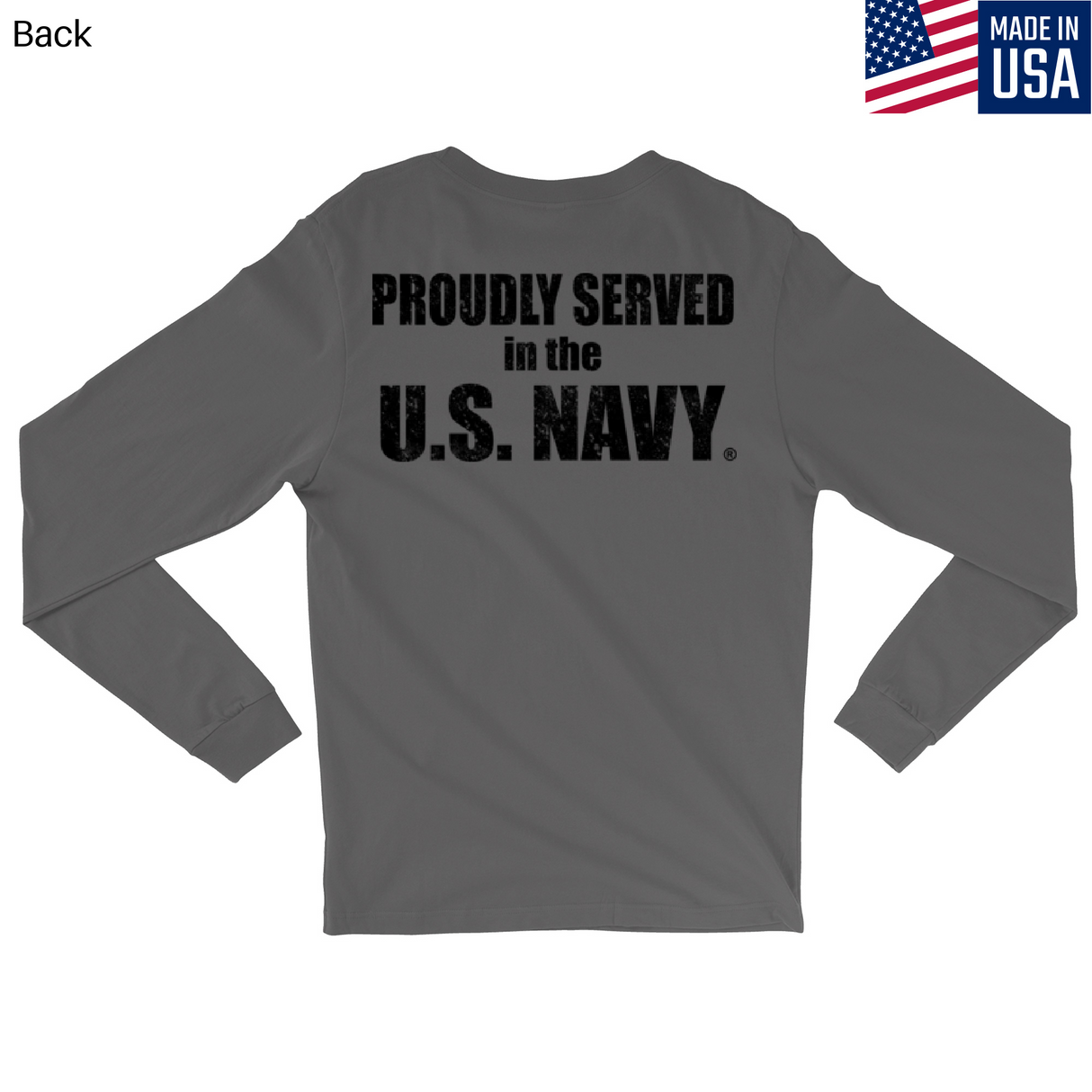 Mens Medium Charcoal Style_Long Sleeve