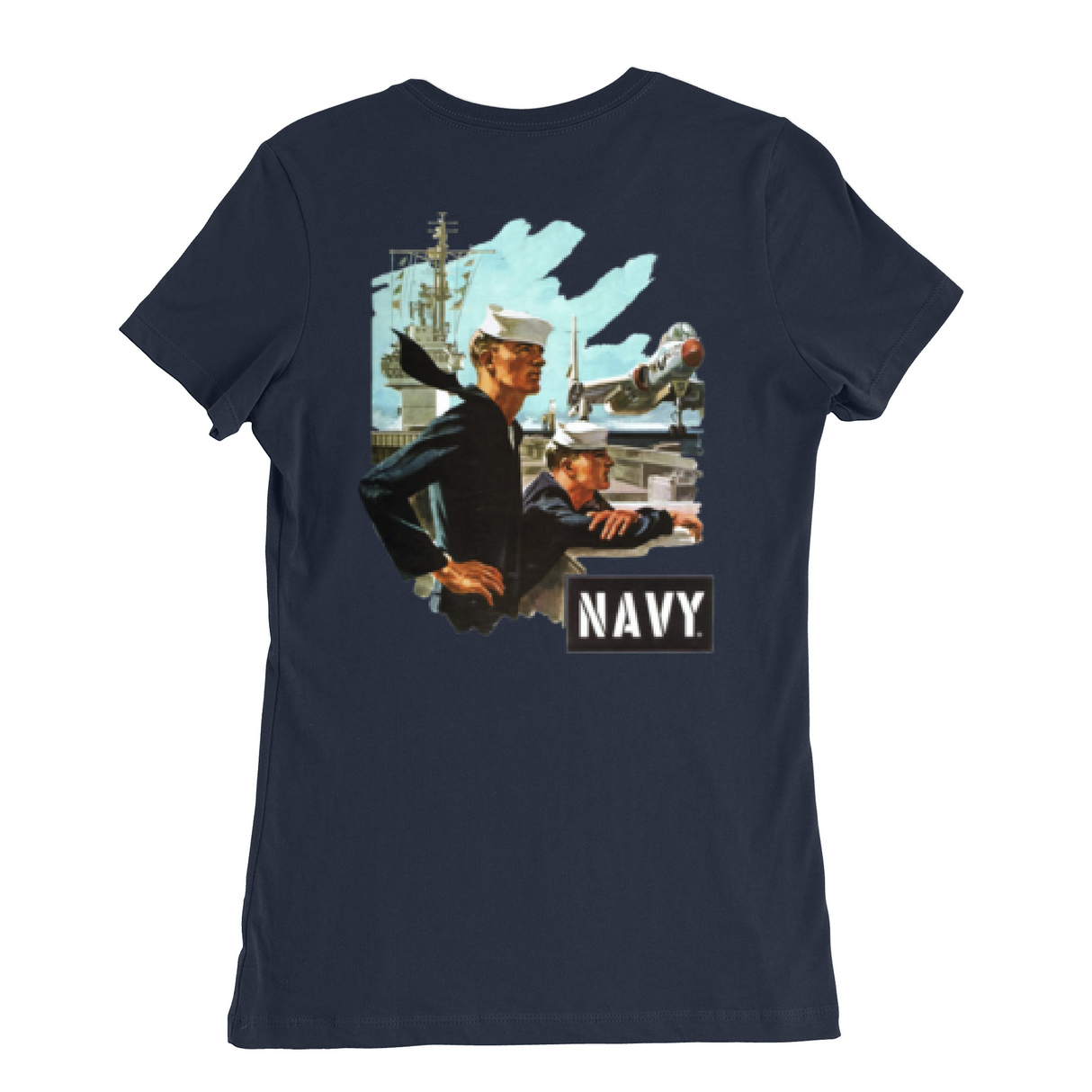 Womens Medium Navy Style_T-Shirt