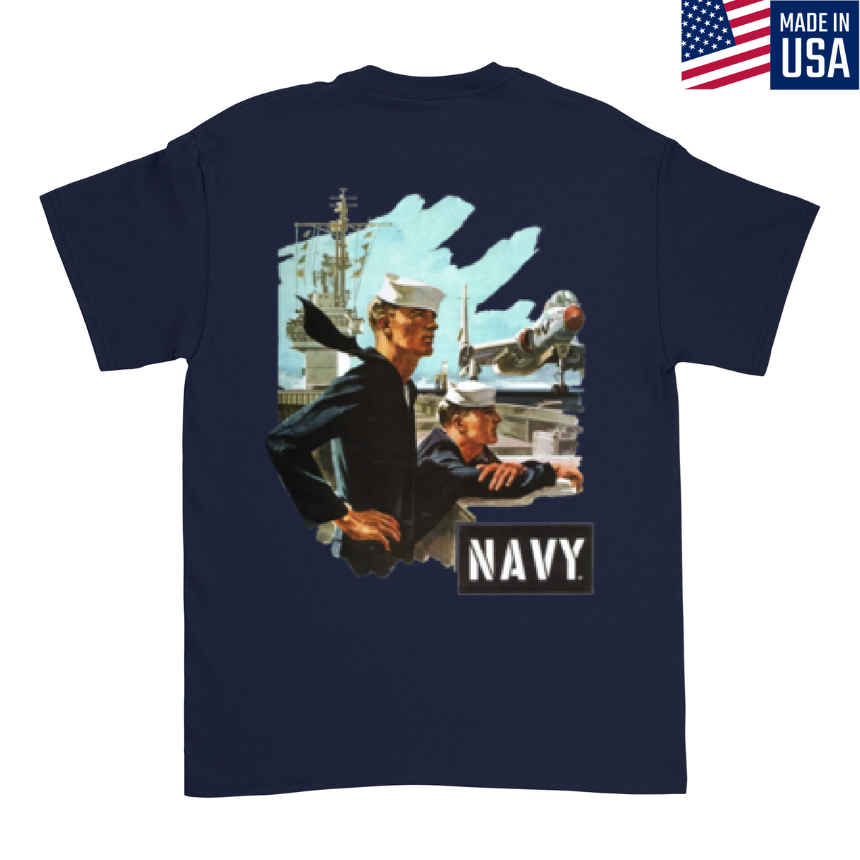 Mens Medium Dark Navy Style_T-Shirt