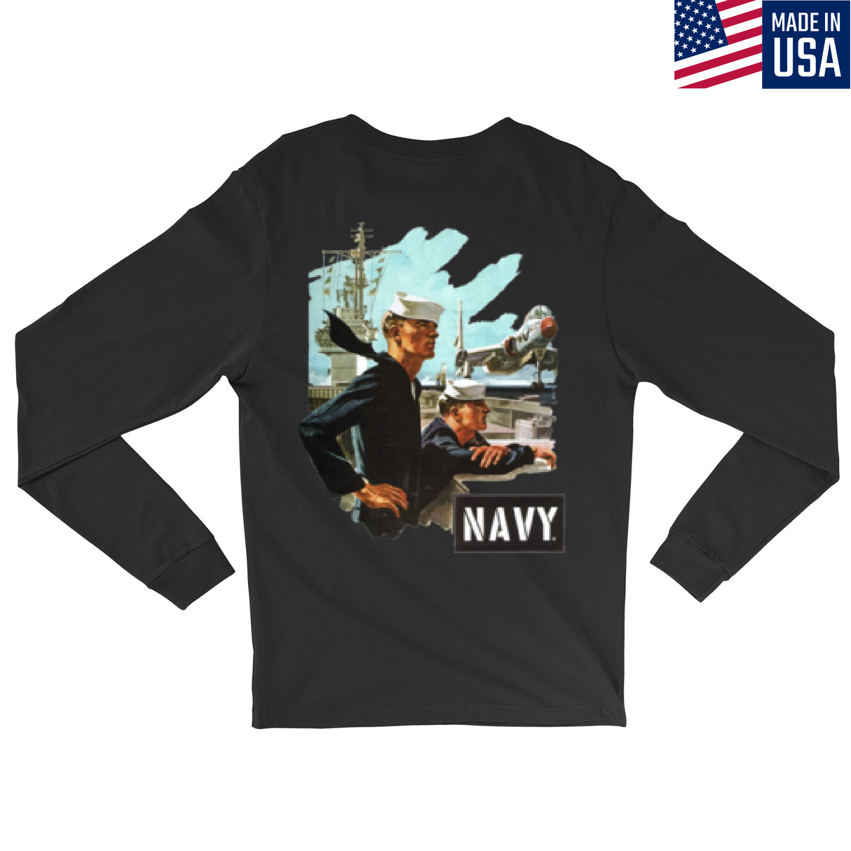 Mens Medium Black Style_Long Sleeve