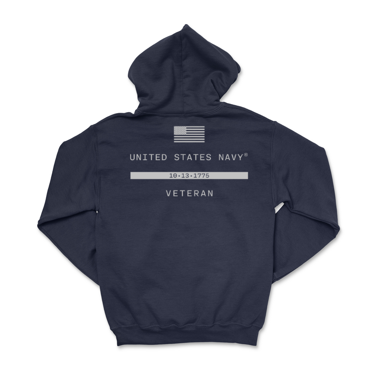 Navy Veteran Streamline Men's Hoodie