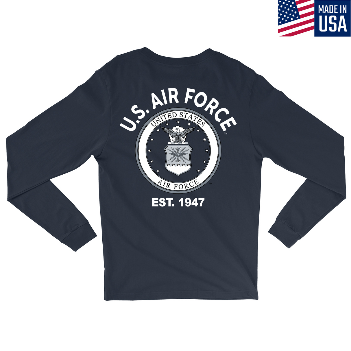 Mens Medium Navy Style_Long Sleeve