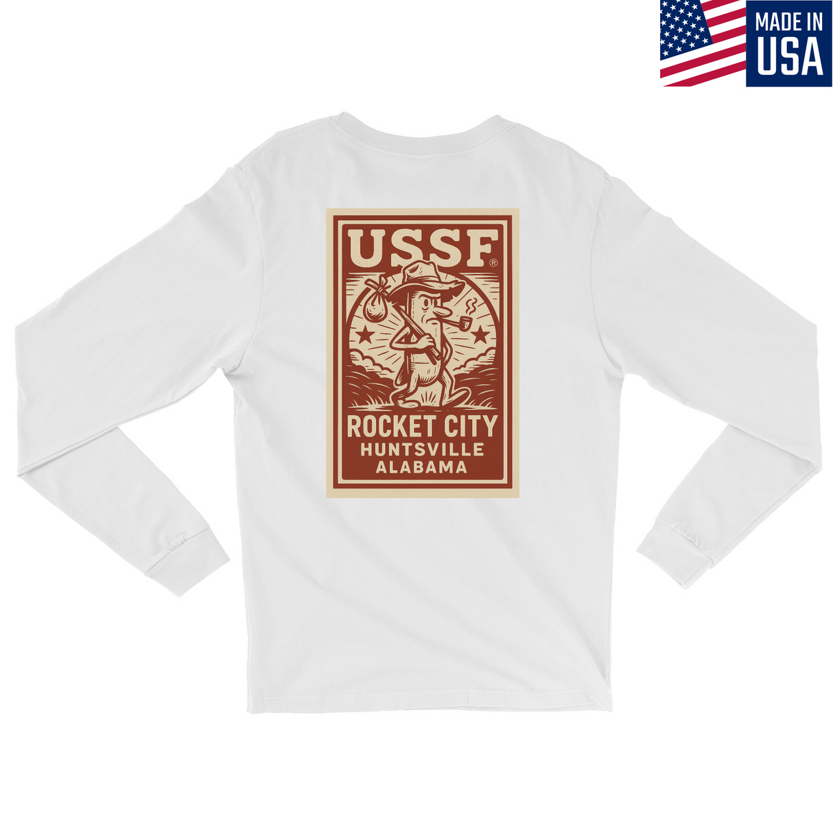 Mens Medium White Style_Long Sleeve
