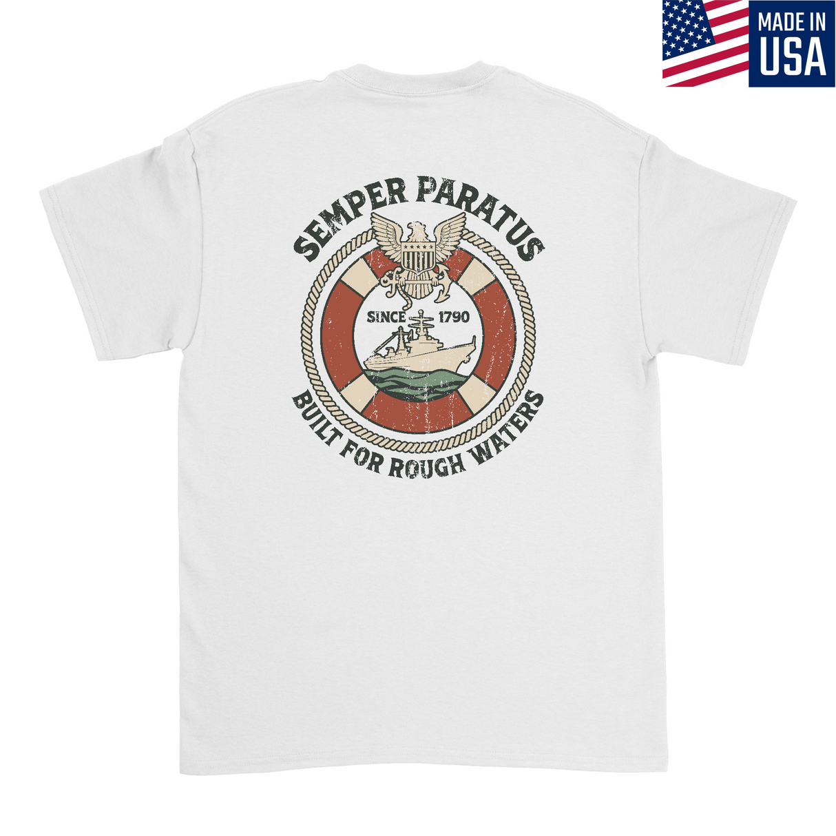 Mens Medium White Style_T-Shirt