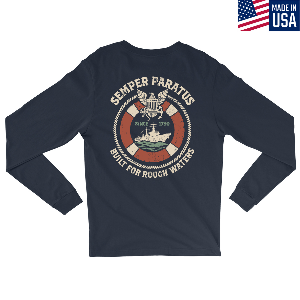 Mens Medium Navy Style_Long Sleeve