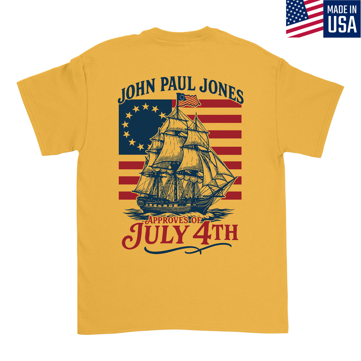 Mens Medium Yellow Style_T-Shirt