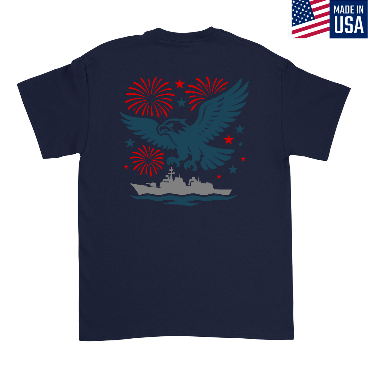 Mens Medium Dark Navy Style_T-Shirt