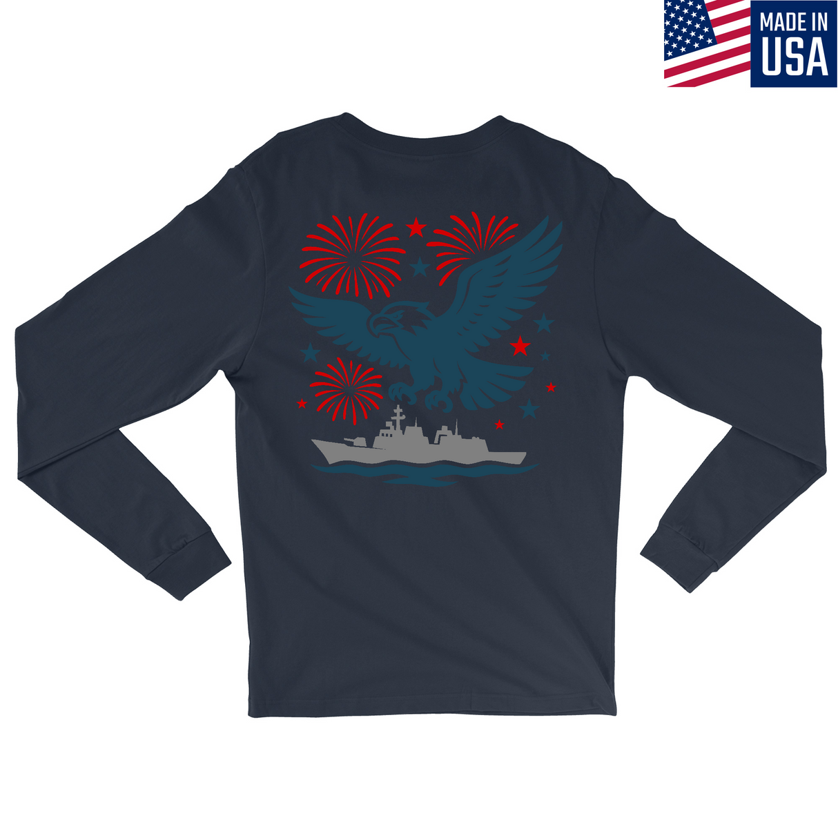Mens Medium Navy Style_Long Sleeve