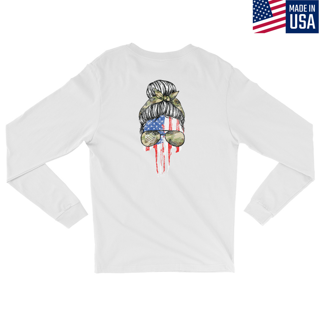 Mens Medium White Style_Long Sleeve