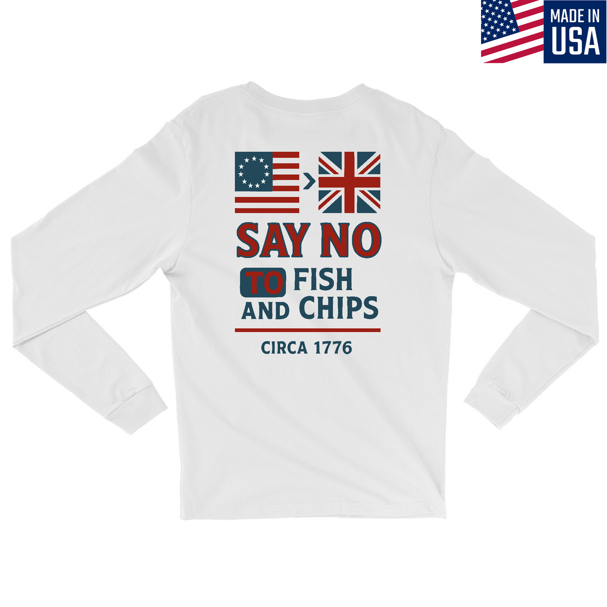 Mens Medium White Style_Long Sleeve