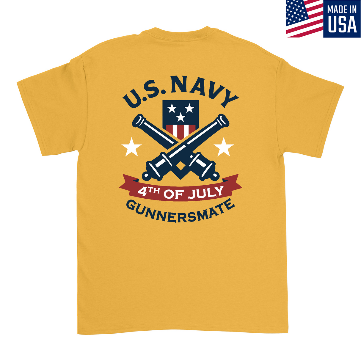 Mens Medium Yellow Style_T-Shirt