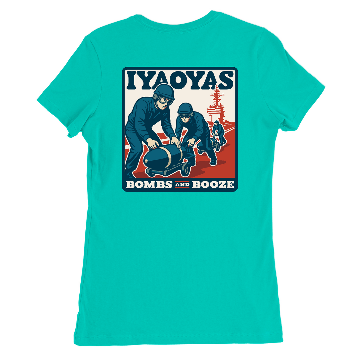 Womens Medium Deep Ocean Style_T-Shirt