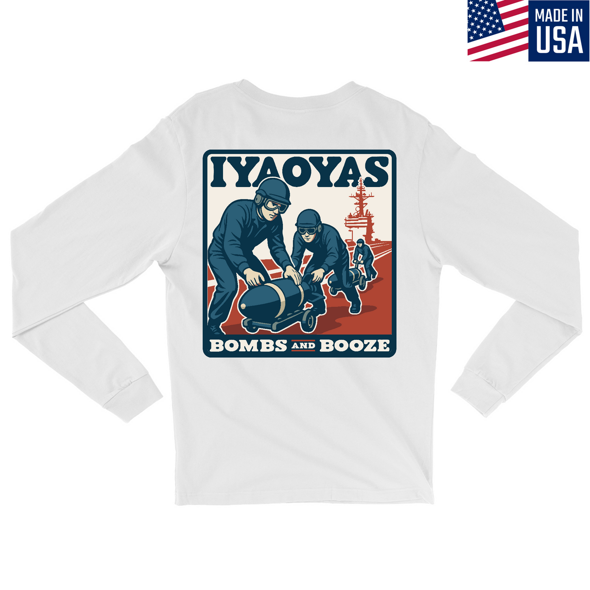 Mens Medium White Style_Long Sleeve