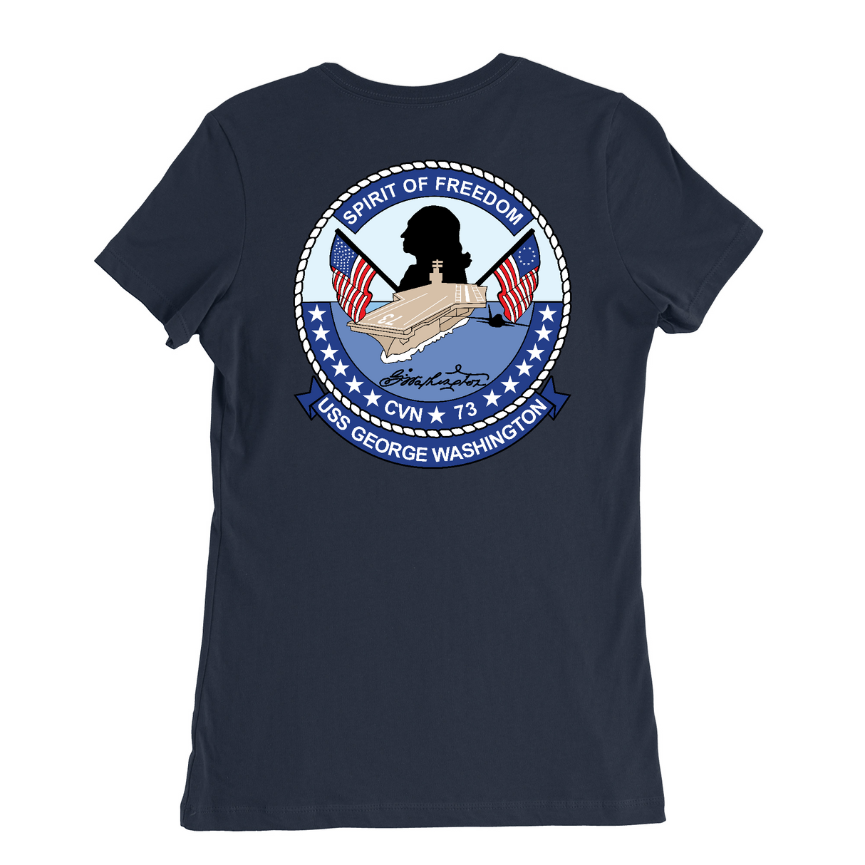 Womens Medium Navy Style_T-Shirt