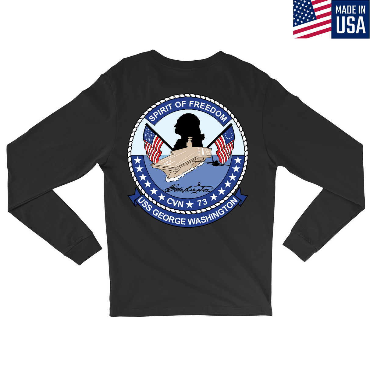 Mens Medium Black Style_Long Sleeve