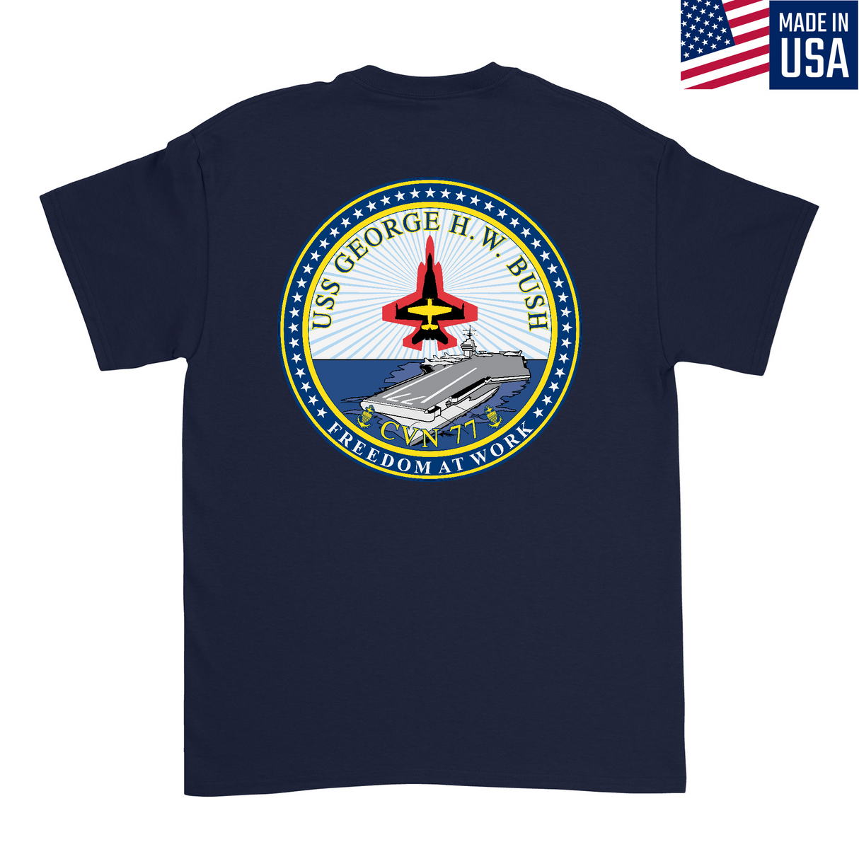 Mens Medium Dark Navy Style_T-Shirt