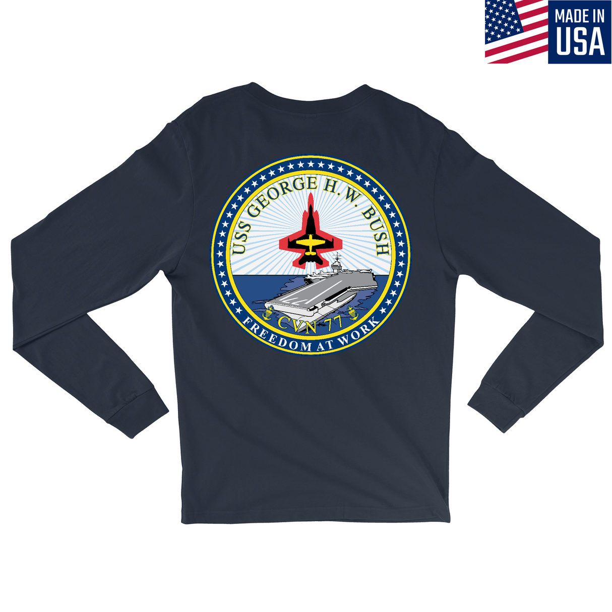 Mens Medium Navy Style_Long Sleeve