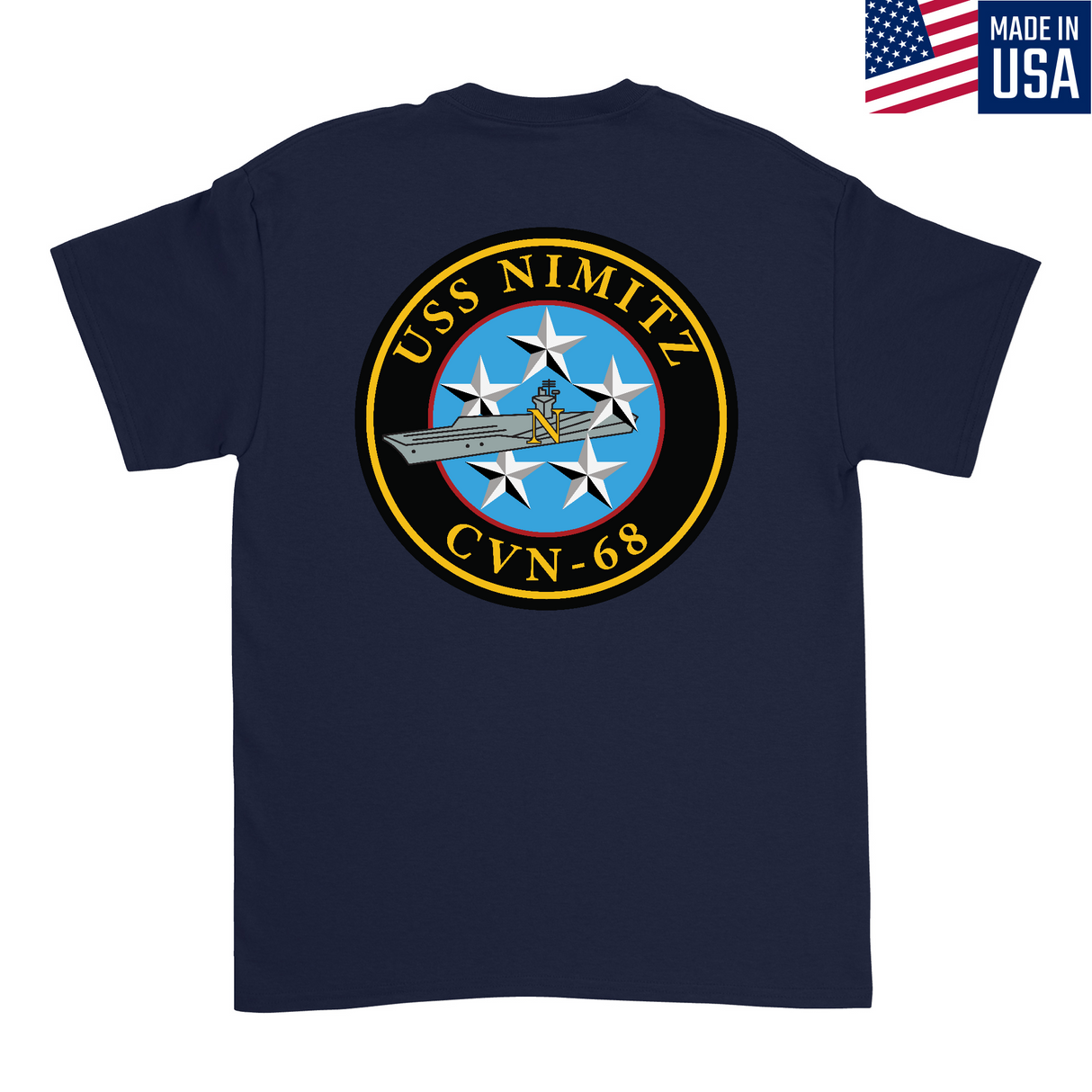 Mens Medium Dark Navy Style_T-Shirt