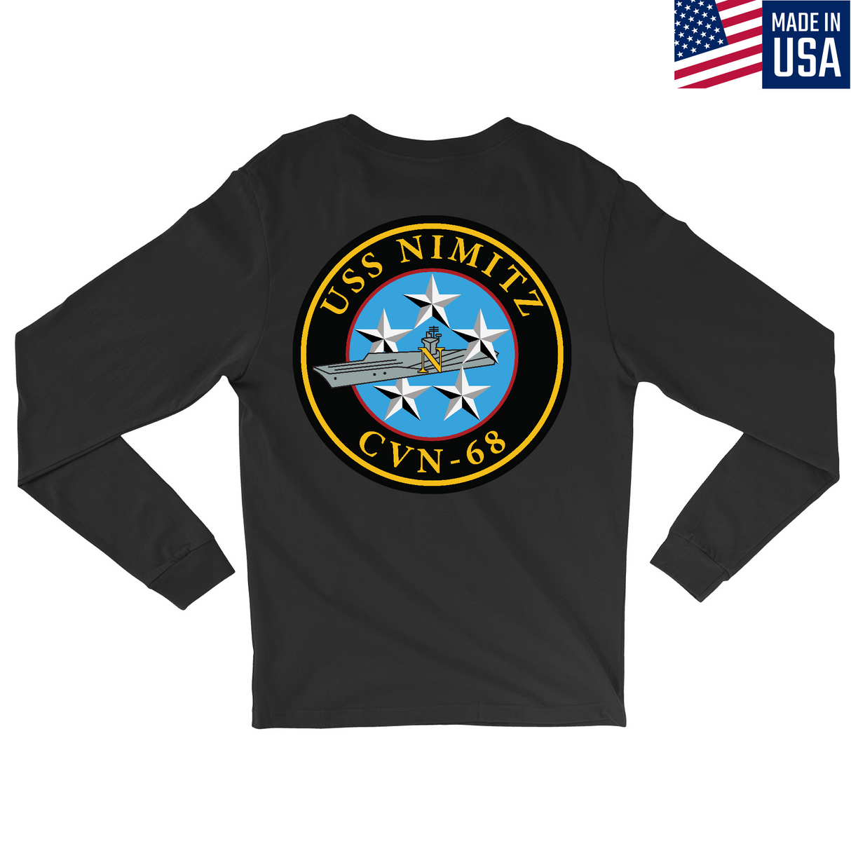 Mens Medium Black Style_Long Sleeve