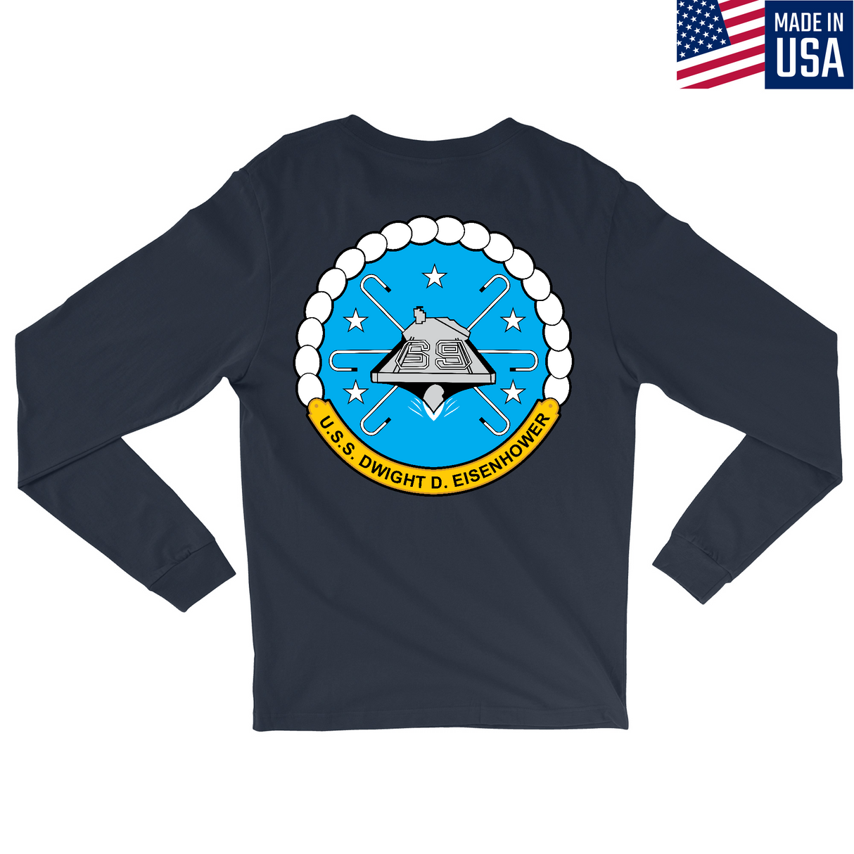 Mens Medium Navy Style_Long Sleeve