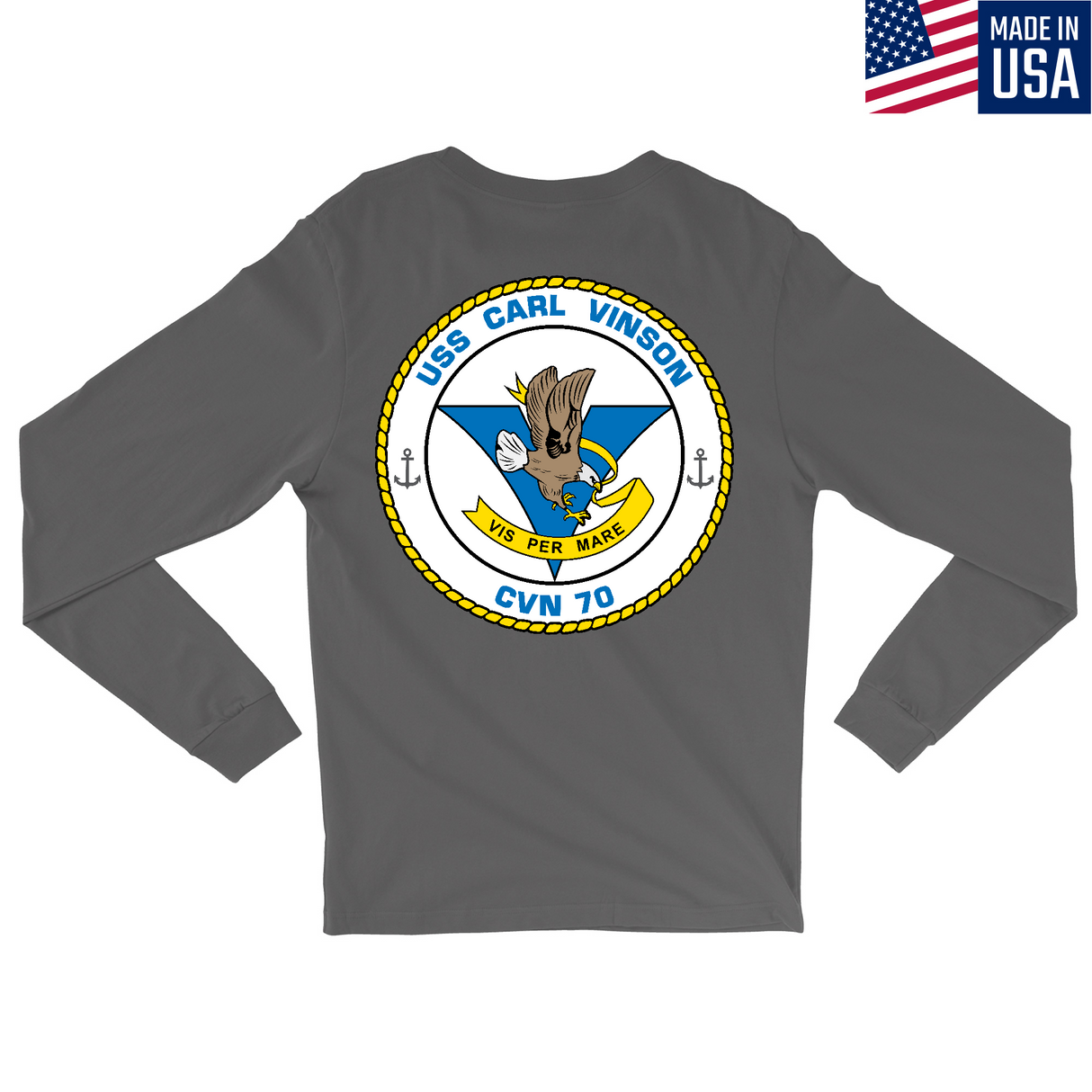 Mens Medium Charcoal Style_Long Sleeve