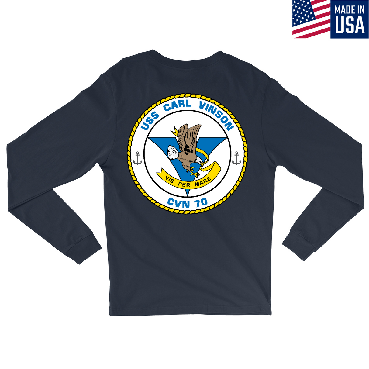 Mens Medium Navy Style_Long Sleeve